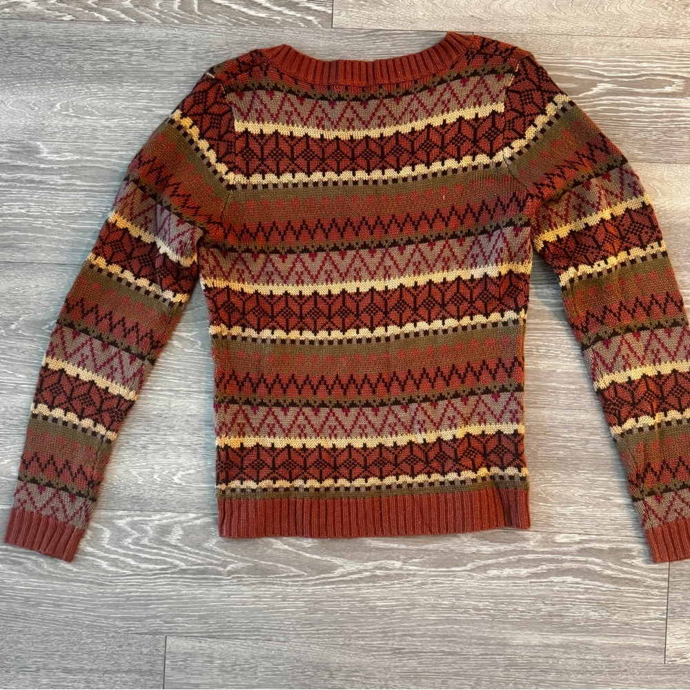 Vibrant Patterned Sweater - Picture 2 of 2